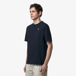 K-WAY T-Shirt Solo Jersey Triangle Blu