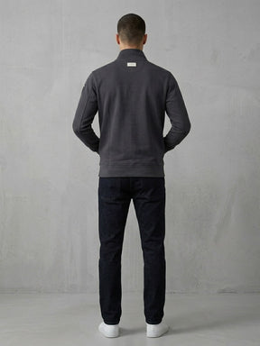 BLAUER Felpa Con Zip Senza Cappuccio Nero