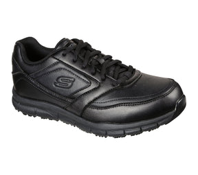 7756EC/BLK Skechers Work Slip Resistent Relaxed Fit Nero 26/27