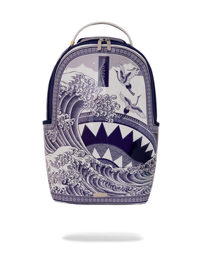 SPRAYGROUND Zaino PORCELAIN WAVE Bianco/Viola