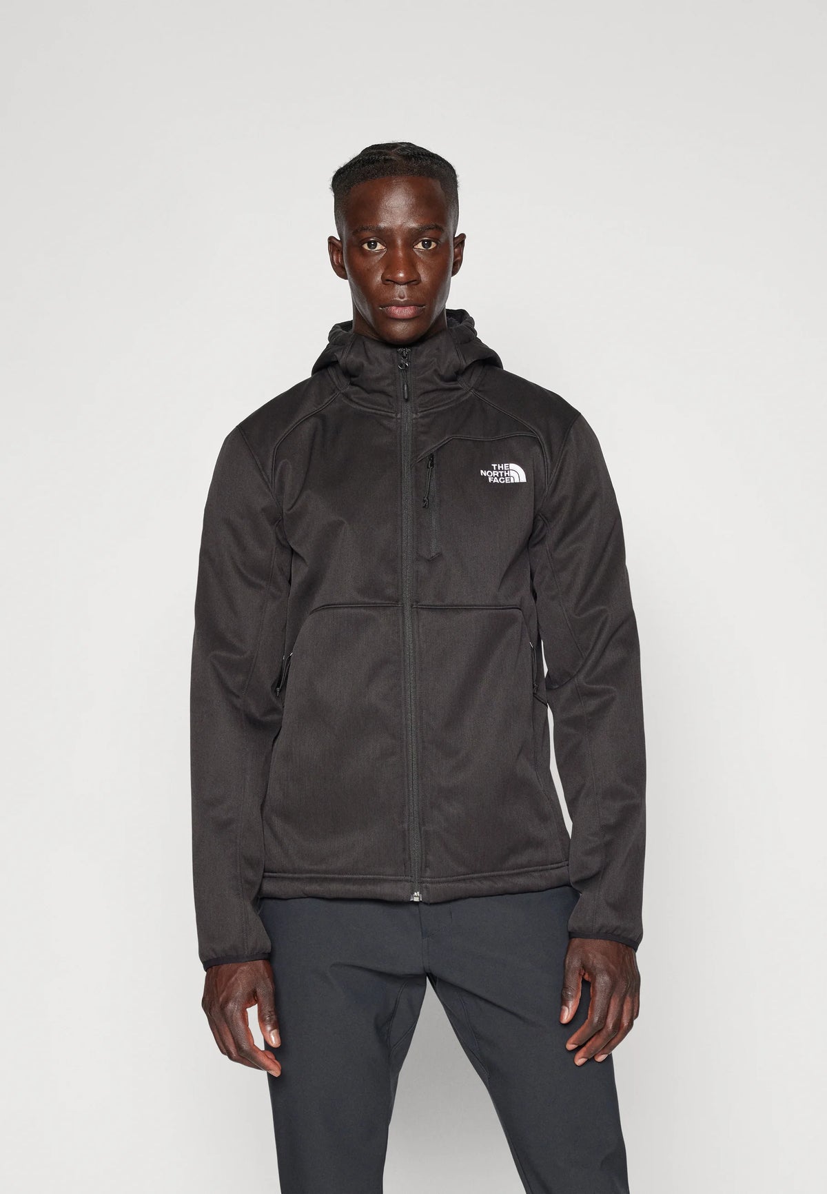 THE NORTH FACE Giubbotto Invernale Softshell Con Cappuccio Nero