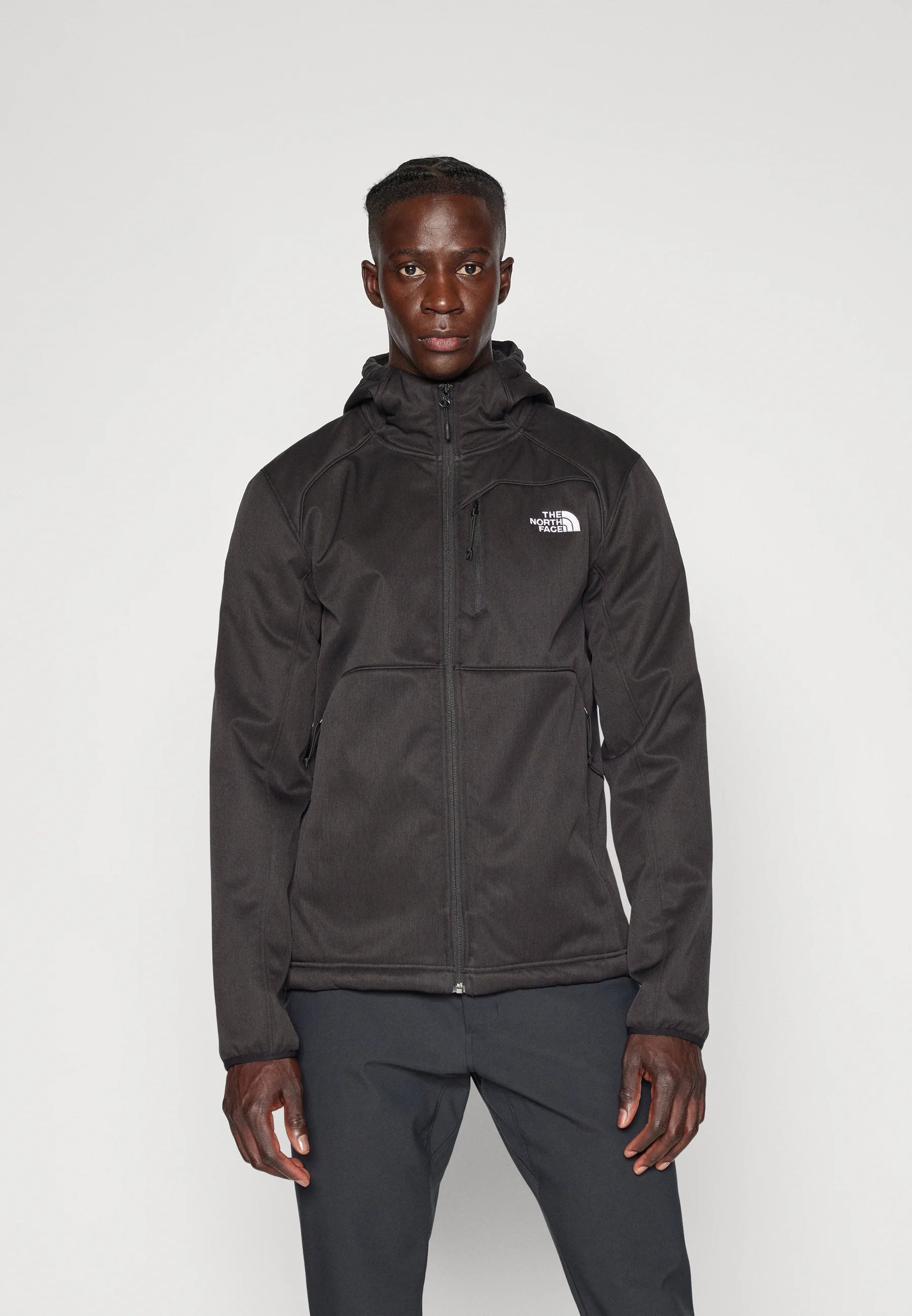 THE NORTH FACE Giubbotto Invernale Softshell Con Cappuccio Nero