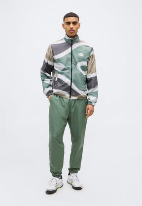 EMPORIO ARMANI Tuta In Microfibra Tennis Pro Verde/Grigio