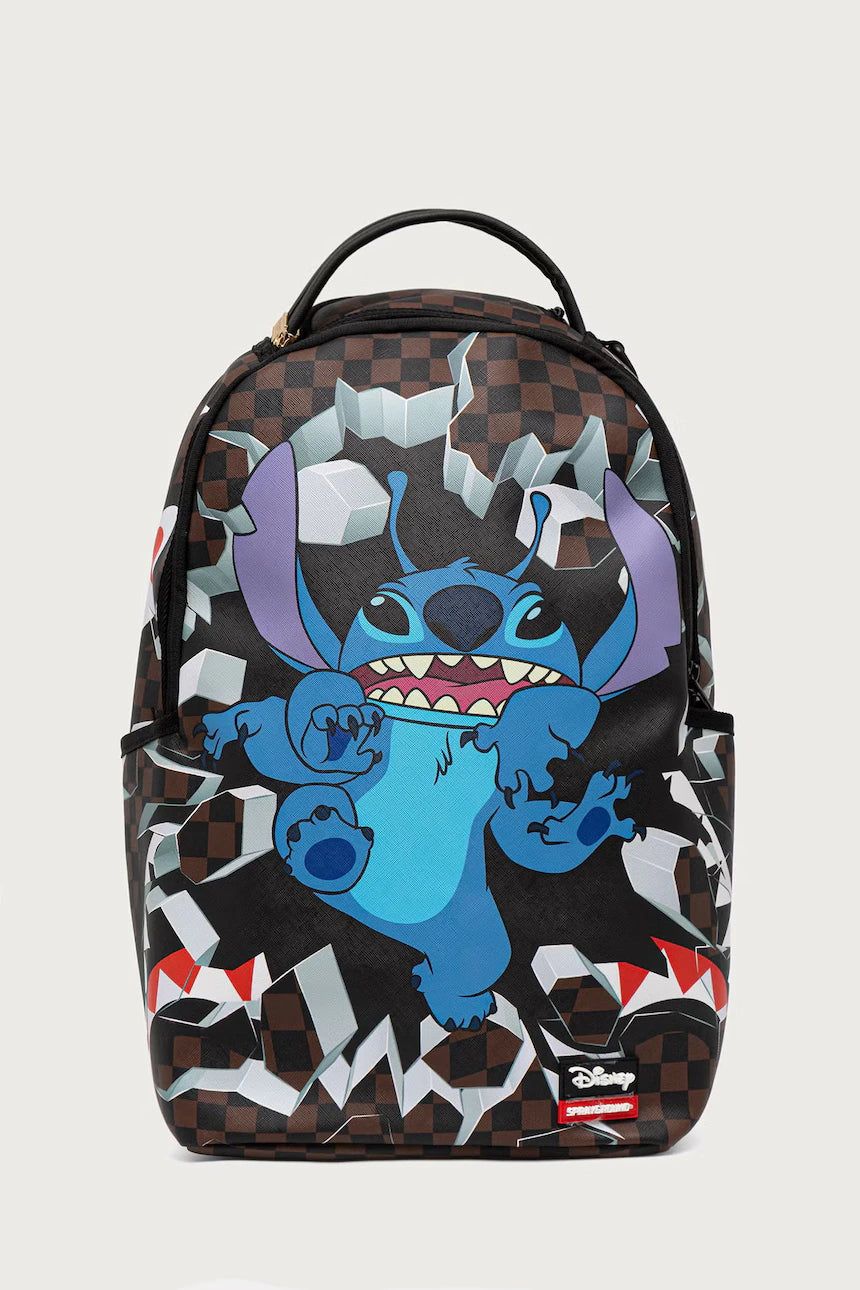 SPRAYGROUND Zaino Disney Stitch Breakout Nero/Marrone