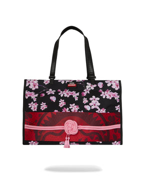 SPRAYGROUND BORSA SAKURA KIMONO TORTUGA Nera/Rosa