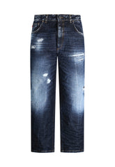 PATRIÒT Jeans Baggy Multitasche Retro Blu Denim