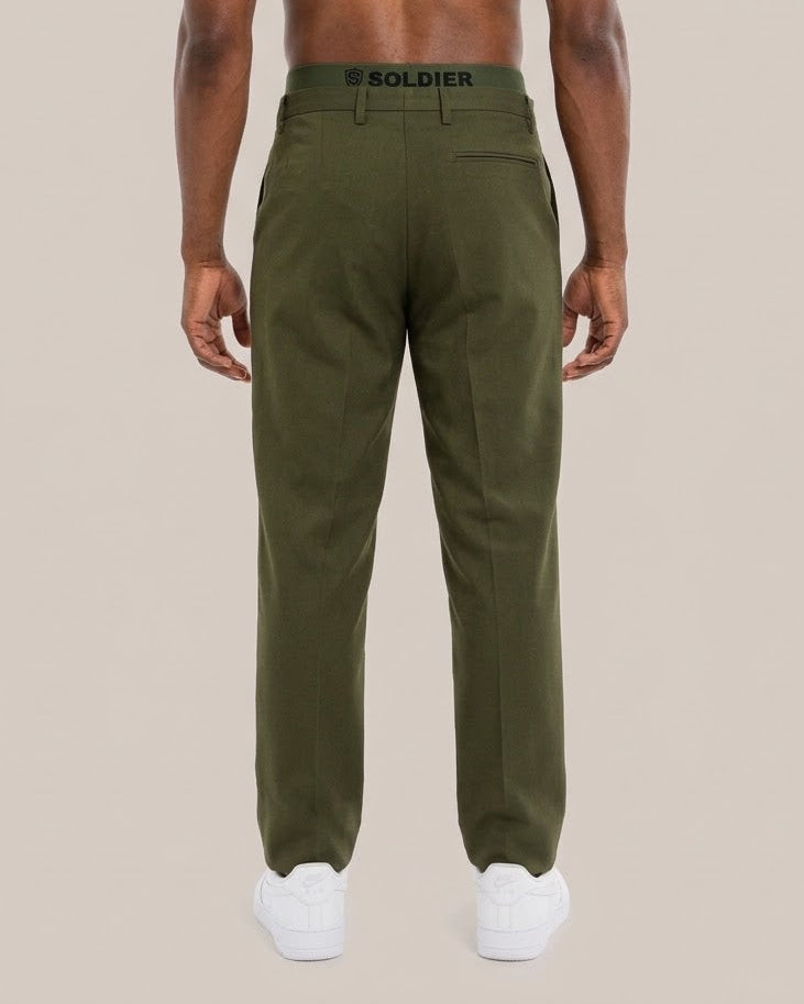 SOLDIER Pantalone Sart Verde Militare