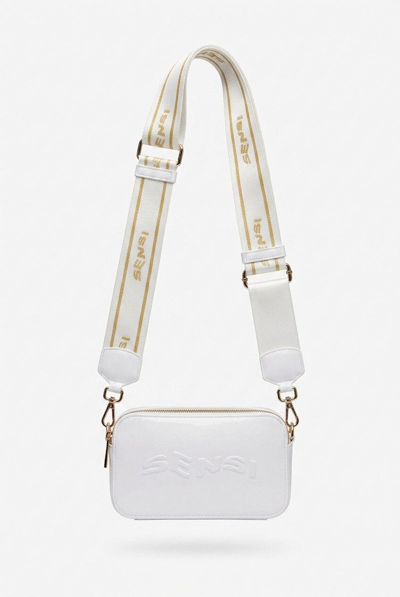 SENSI BAG CAPRI Borsetta con Tracolla Rimovibile Bianca