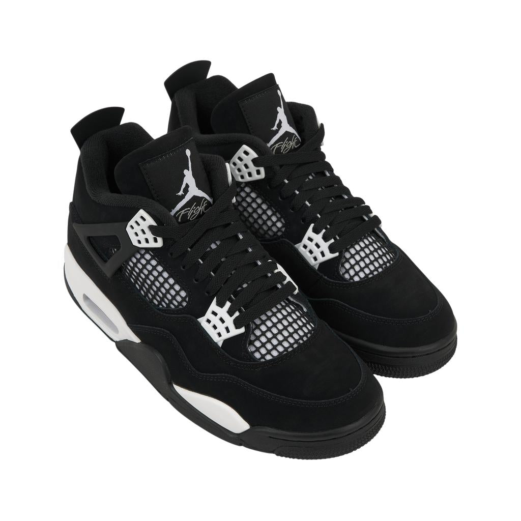 JORDAN 4 Retro White Thunder Nero/Bianco