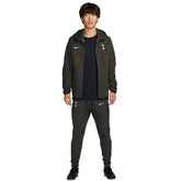 NIKE Tuta Tech Tottenham Con Zip e Cappuccio Verde