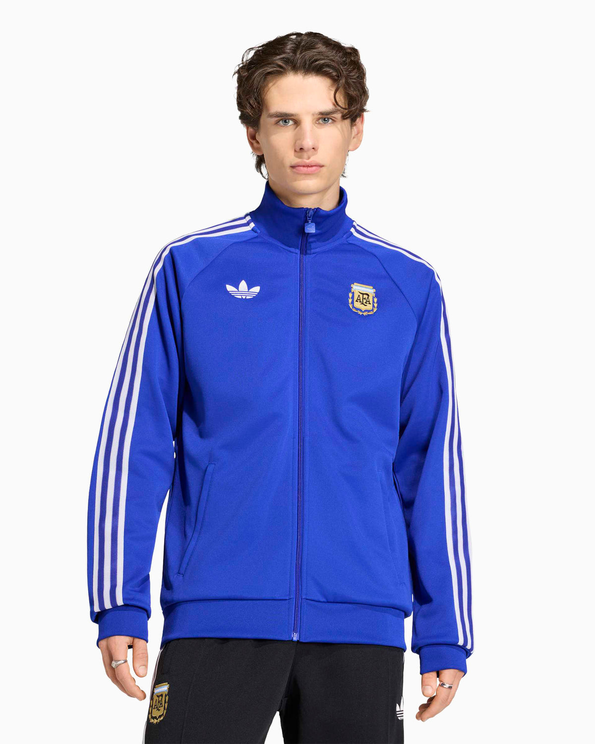 ADIDAS ORIGINALS Tuta Argentina Acetata Blu Elettrico/Nero