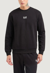 EMPORIO ARMANI Tuta Completa Senza Cappuccio Con Logo Centrale Nero/Bianco
