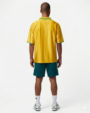 NIKE x Jordan Completino Brasile Polo e Shorts Giallo/Blu