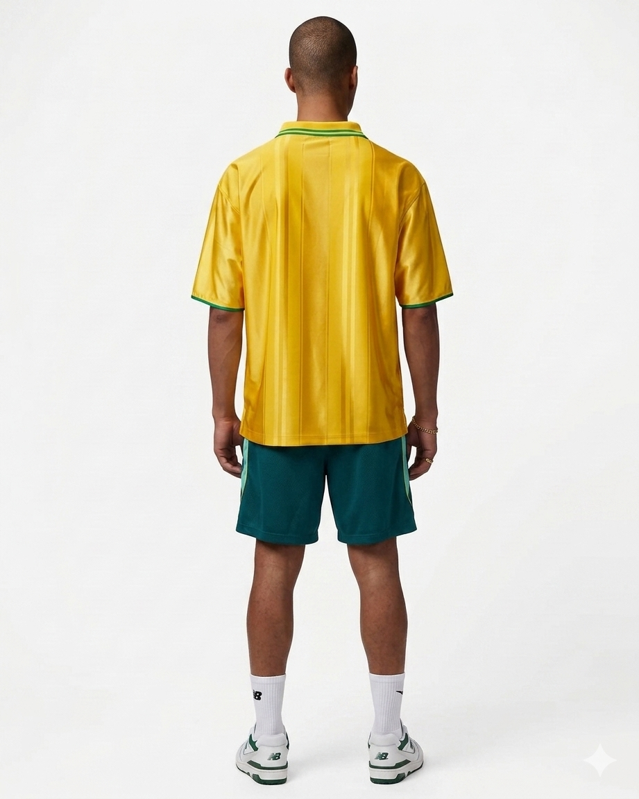 NIKE x Jordan Completino Brasile Polo e Shorts Giallo/Blu