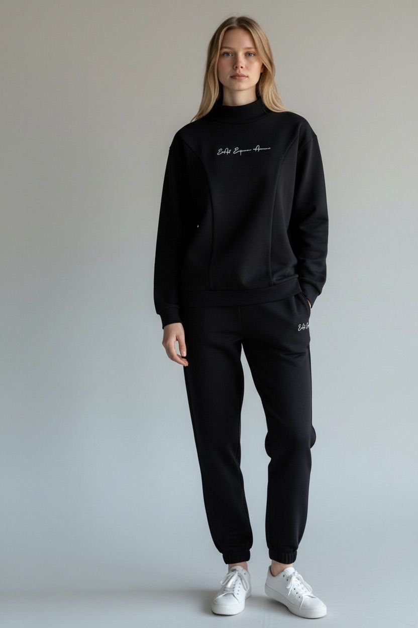 EMPORIO ARMANI TUTA NERA DONNA