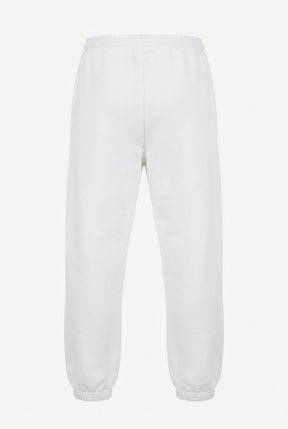 COUNTY OF MILAN Pantalone Di Tuta Marcelo Burlon Bianca Logo Piccolo Nero
