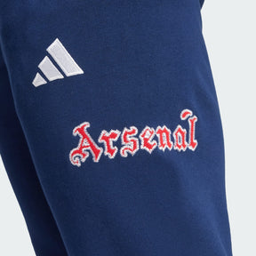 ADIDAS Tuta Arsenal Felpata Con Cappuccio Blu