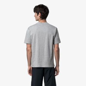 K-WAY T-Shirt Solo Jersey Triangle Grigia