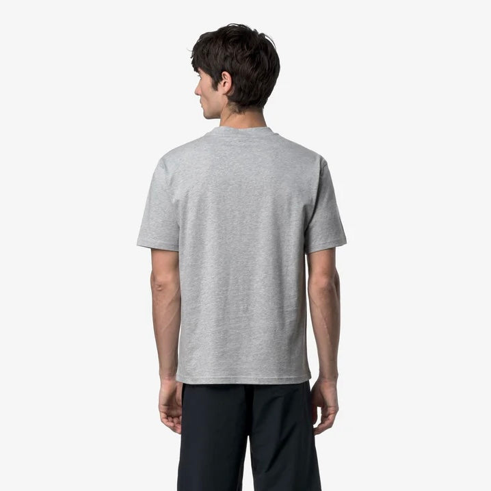 K-WAY T-Shirt Solo Jersey Triangle Grigia