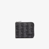 LACOSTE Portafoglio Monogram Con Zip Nero