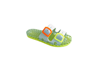 SENSI Ciabatta In Gomma COLOR Multicolor/Bianco