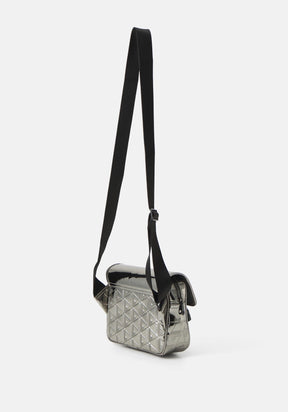 LACOSTE Borsello a Tracolla Monogram Grigio Cromato