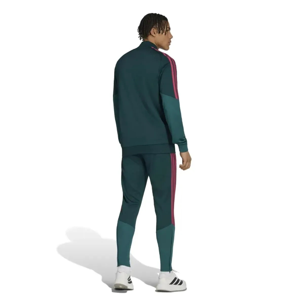 ADIDAS Tuta Completa Real Madrid Uomo Verde/Rosa
