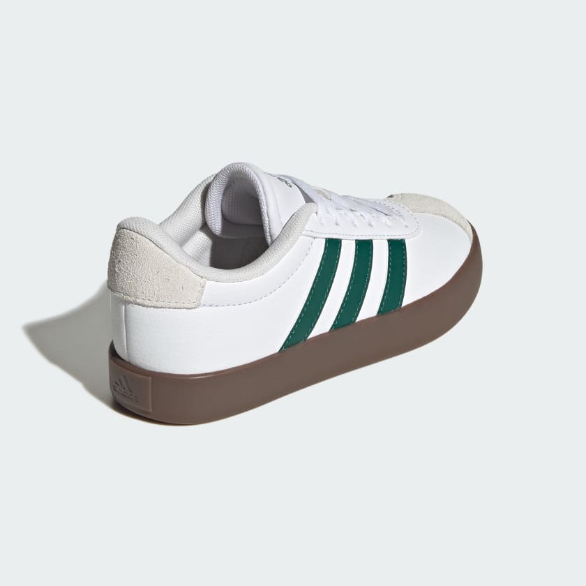 ADIDAS Sneaker Bambino VL Court 3.0 Bianca/Verde