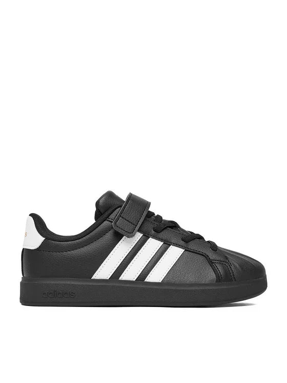 ADIDAS Superstar Streettalk Sneaker Bambino In Pelle Nera/Bianca