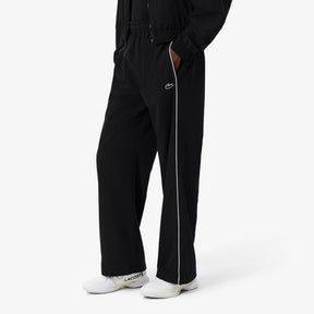 LACOSTE Tuta Idrorepellente con Bordi a Contrasto Donna Nera