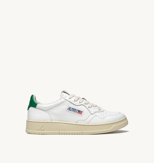 AUTRY Sneaker In Pelle Con Talloncino Verde