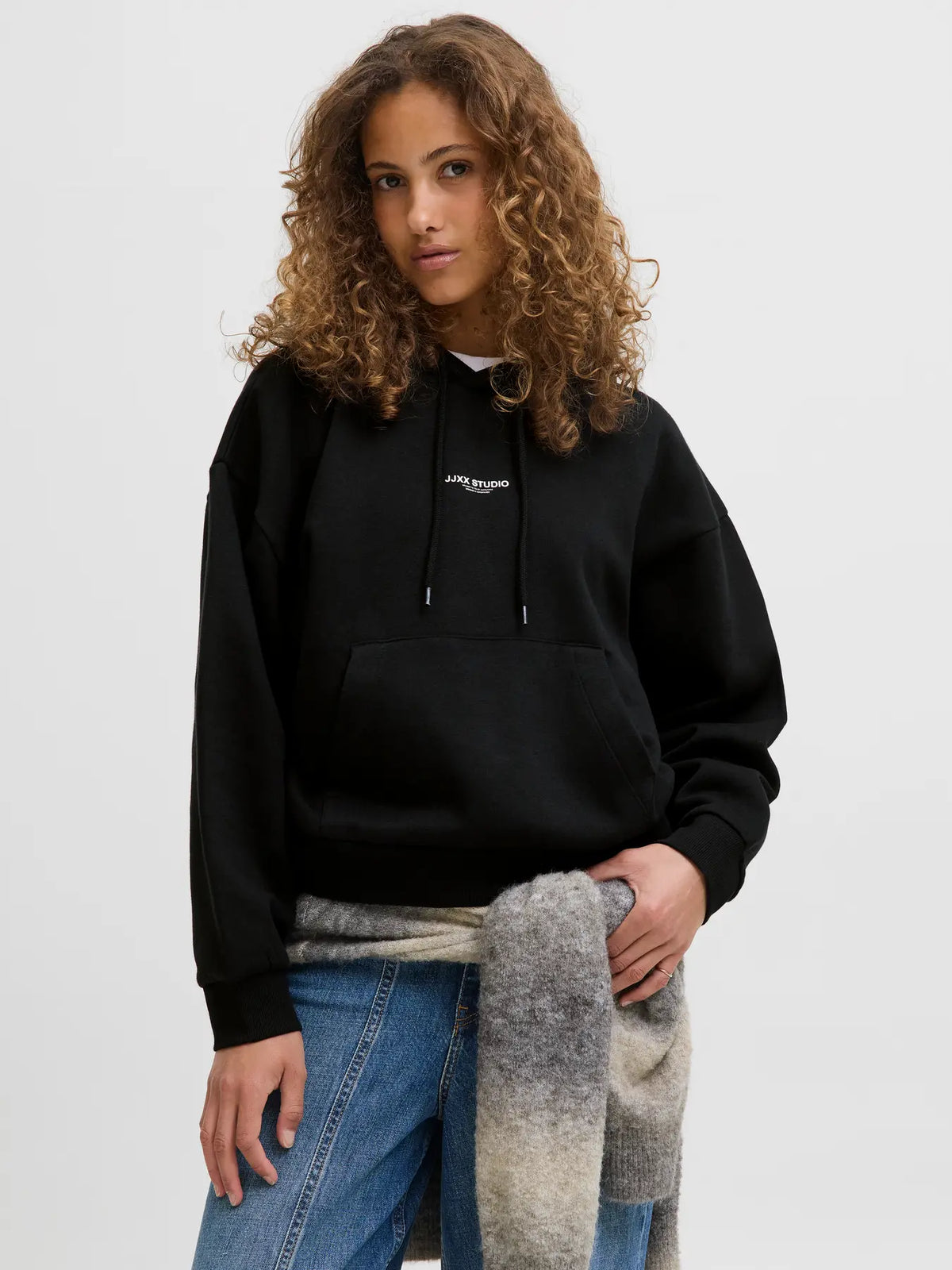 JJXX DONNA FELPA FELPATA JXSTUDIO NERA