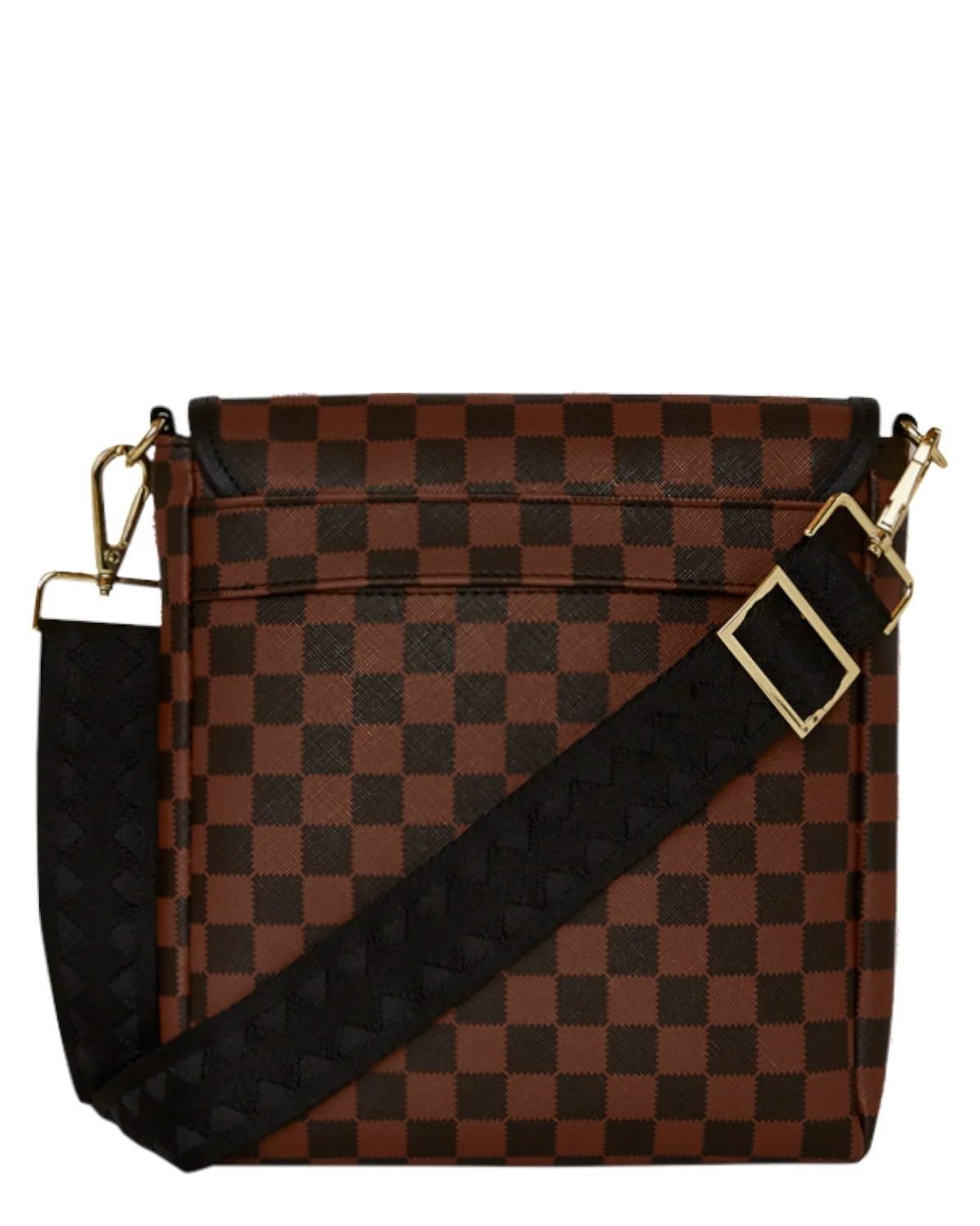 SPRAYGROUND Borsello In Pelle Sawtooth Sharks In Paris Messenger Sling Marrone
