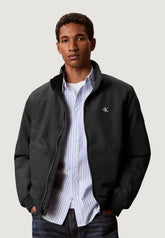 CALVIN KLEIN Giacca In Nylon Con Logo a Contrasto Bianco Nera 26/27