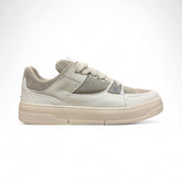 BRIAN MILLS Sneakers in Pelle e Camoscio Made in Italy Mod. Beige