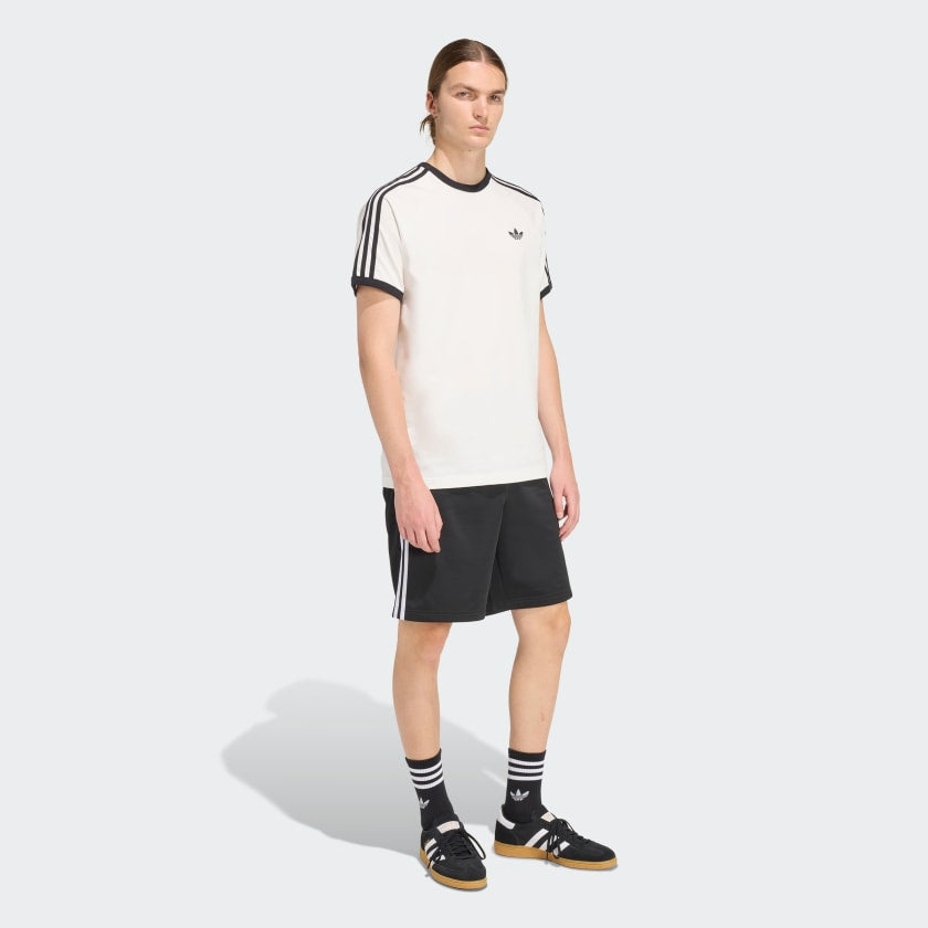 Adidas Originals T-Shirt Tre Strisce Uomo Bianco Nero