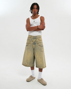 BUTISH Jeans Jorts Sabbiato