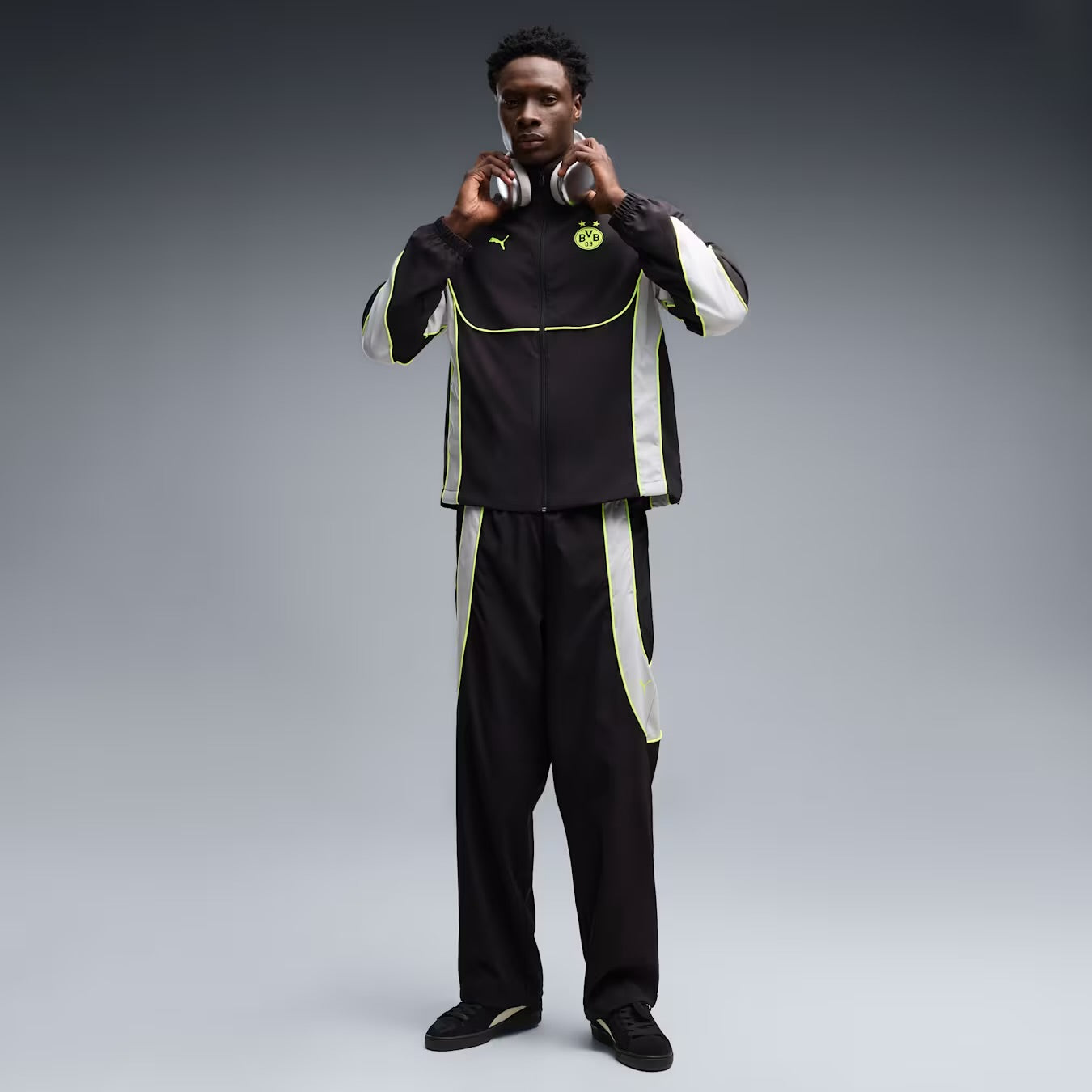 PUMA Tuta Completa Borussia Dortmund Nera/Gialla/Bianca