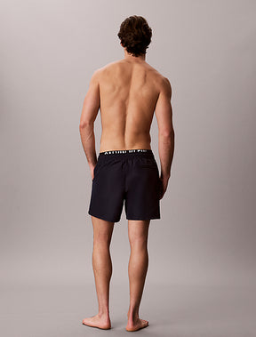 Calvin Klein Costume Da Bagno Con Elastico Nero/Nero