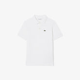 LACOSTE Polo In Cotone Piqué Bambino/Bambina Basic Bianca