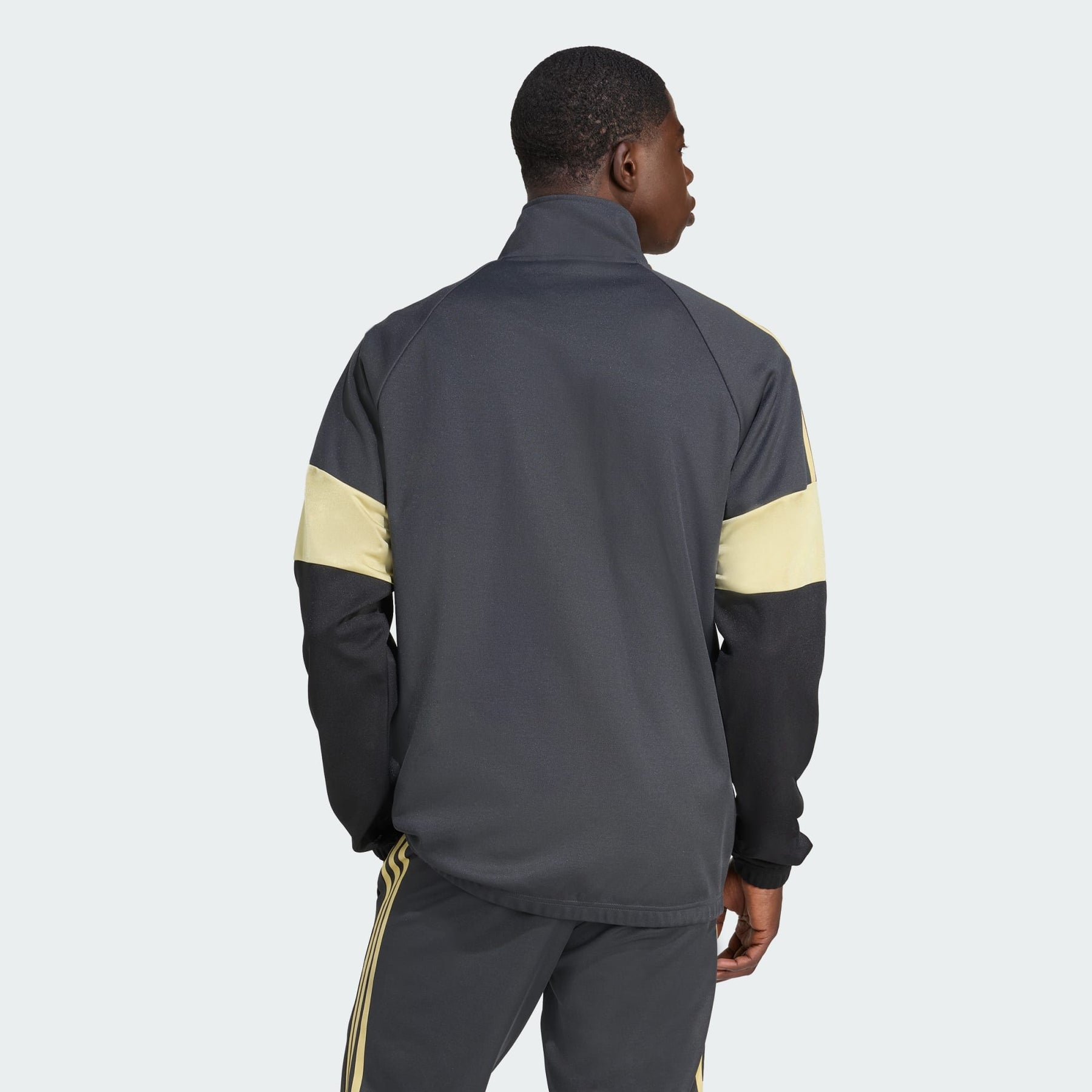 ADIDAS ORIGINALS Tuta LIVERPOOL Acetata Grigio Asfalto/Giallo