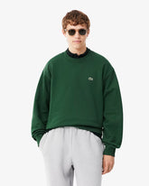 LACOSTE Felpa In Cotone Girocollo Verde 26/27