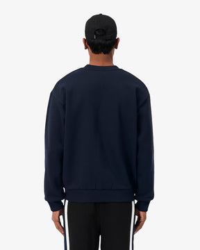 LACOSTE Felpa In Cotone Girocollo Blu 26/27