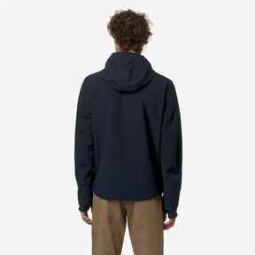 K-WAY Antivento Primaverile Leggero Jacko Bonded Jersey Blu