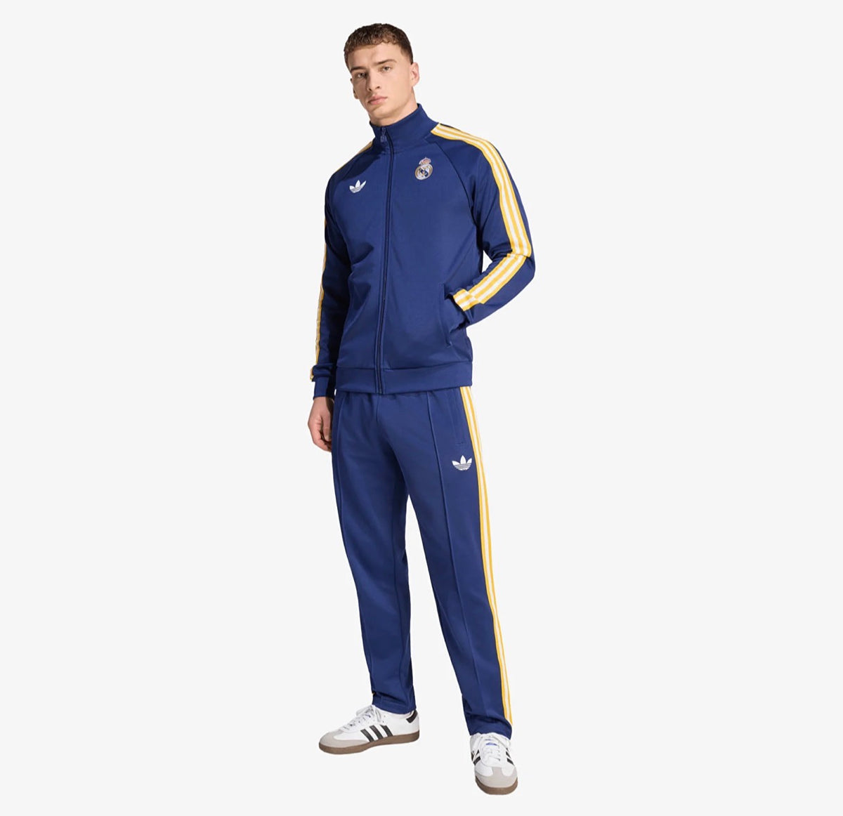 ADIDAS ORIGINALS Tuta Real Madrid Acetata Blu e Gialla