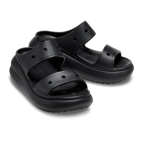 CROCS Ciabatta In Gomma Doppia Fascia Classic Crush Sandal Nera