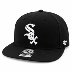 ‘47 Chicago White Sox Cappello Visiera Piatta Nero/Bianco