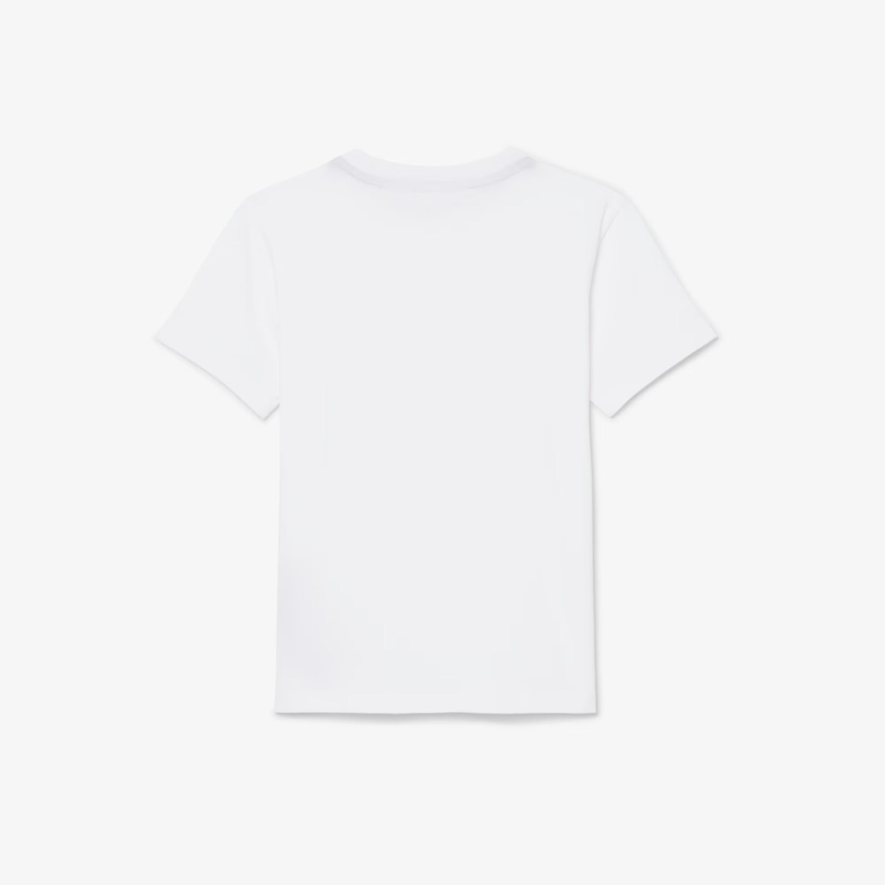 LACOSTE T-Shirt Bambino/Bambina Basic Bianca