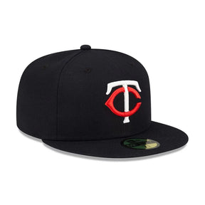 NEW ERA Cappello con visiera 59 FIFTY Fitted Twins MLB  Blu Con dettagli Ricamati