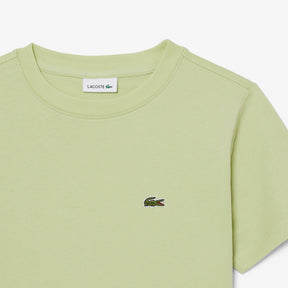 LACOSTE T-Shirt Bambino/Bambina Basic Verde Chiaro